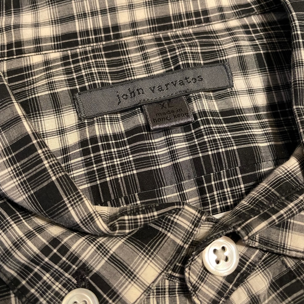 John Varvatos Collection Silver Label Button Down